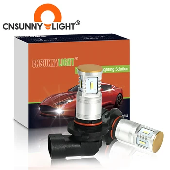 

CNSUNNYLIGHT 2pcs H11 H8 Car Fog LED H4 H7 Head Lamp H16 HB4 9006 9005 HB3 White Driving Running Light Turning Parking Bulb 12V