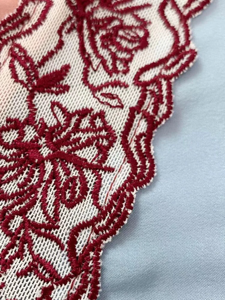 LING HAN Модная шелковая вышитая цветная набивная Рубашка удобная блузка с длинными рукавами Осенняя Новая женская
