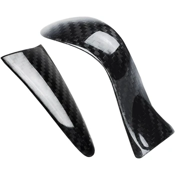 

Fits for 2014-2017 Infiniti Q50 Carbon Fiber Steering Wheel Center Trim+ Shift Knob Cover