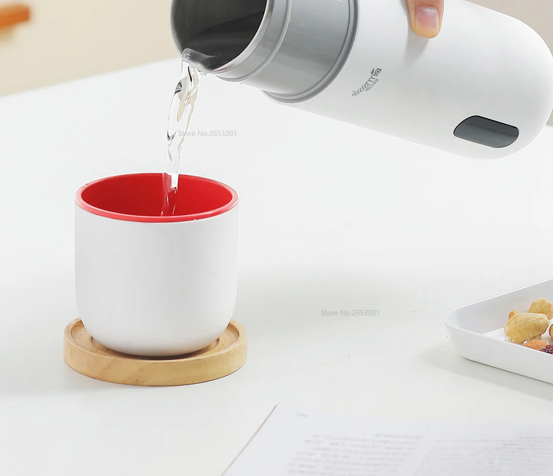 Xiaomi Youpin Deerma экран температуры воды сопроводительный Электрический нагрев чашки легкий портативный постоянная температура