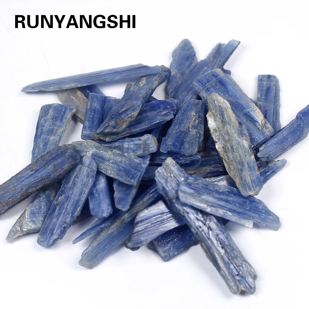 Runyangshi 50 г/пакет натуральный Кианит длинная полоса оригинальный драгоценный