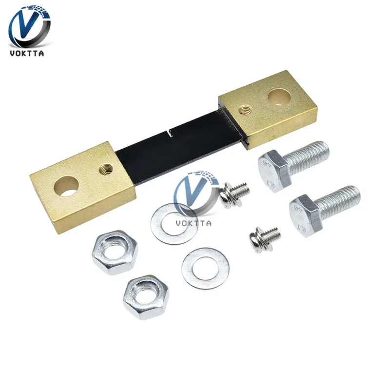 VOKTTA 100A 50A 30A 20A 10A/75mV внешний шунт FL-2 измеритель тока шунт резистор для цифровой амперметр ампер вольтметр ваттметр
