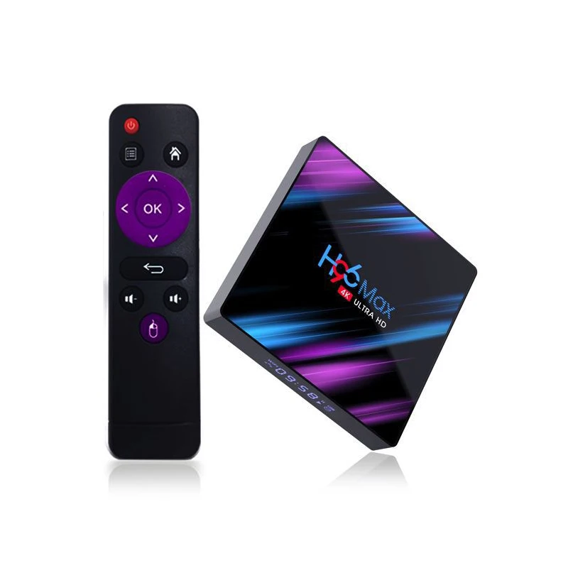 H96 MAX RK3318 Smart tv Box Android 9,0 4 Гб 64 Гб медиаплеер 4K Google голосовой помощник Netflix Youtube H96 MAX