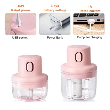 

.Electric Vegetable Cutter Garlic Crusher Kitchen Cooking Machine Meat Slicer Fruit and Vegetable Chopper for Kitchen Processors