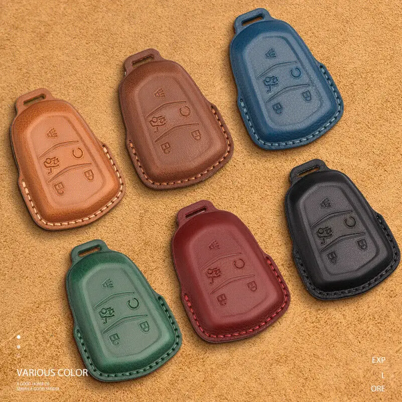 Cover chiave telecomando per Cadillac Escalade CTS XTS ATS ATS-L XLS SRX 2015 5 il bottone 28T CTS-V XT5 CT6 - H74711e235a0543ef860d670c63de89a5P