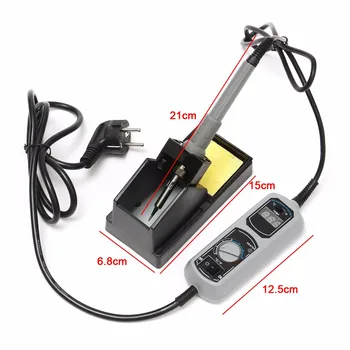 

908D 220V 60W Portable Type Soldering Station Iron LED Digital Display High Temperature Resistant Silicone Line