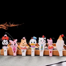 Мультяшный керамический свисток может звучать, детская игрушка, ожерелье, детский сад, подарок на день рождения, живописная зона, стойло, поставка товаров, розовый P