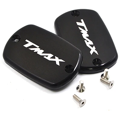 JAER для Yamaha TMAX 500 2008-2011 TMAX 530 2012 2013 мотоцикл Tmax Тормозная жидкость резервуар для топлива бак Кепки крышка - Цвет: Черный