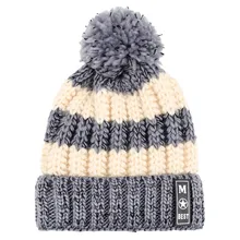 Милая зимняя вязаная шапочка для мамы и ребенка, шапки для девочек и мальчиков, меховые Шишечки, бини с помпоном