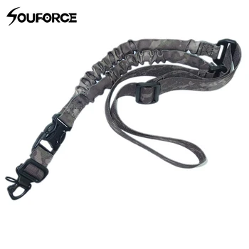 

New Tactical Gun Sling Camo One Point Sling Multi-functional Strap Diagonal with Tactical Belt for Outdoor Field Hunting