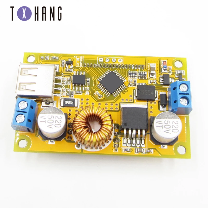 

5A Adjustable CC CV LCD Display Step Down Charge Module Panel LED Driver Power A adjustable power supply buck module