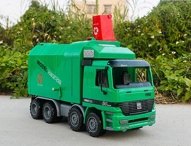 Кросс-зеркало Горячая инерционная чистая машина игрушка детская автоматическая регулируемая высота санитарный Мусоровоз С мусорным баком