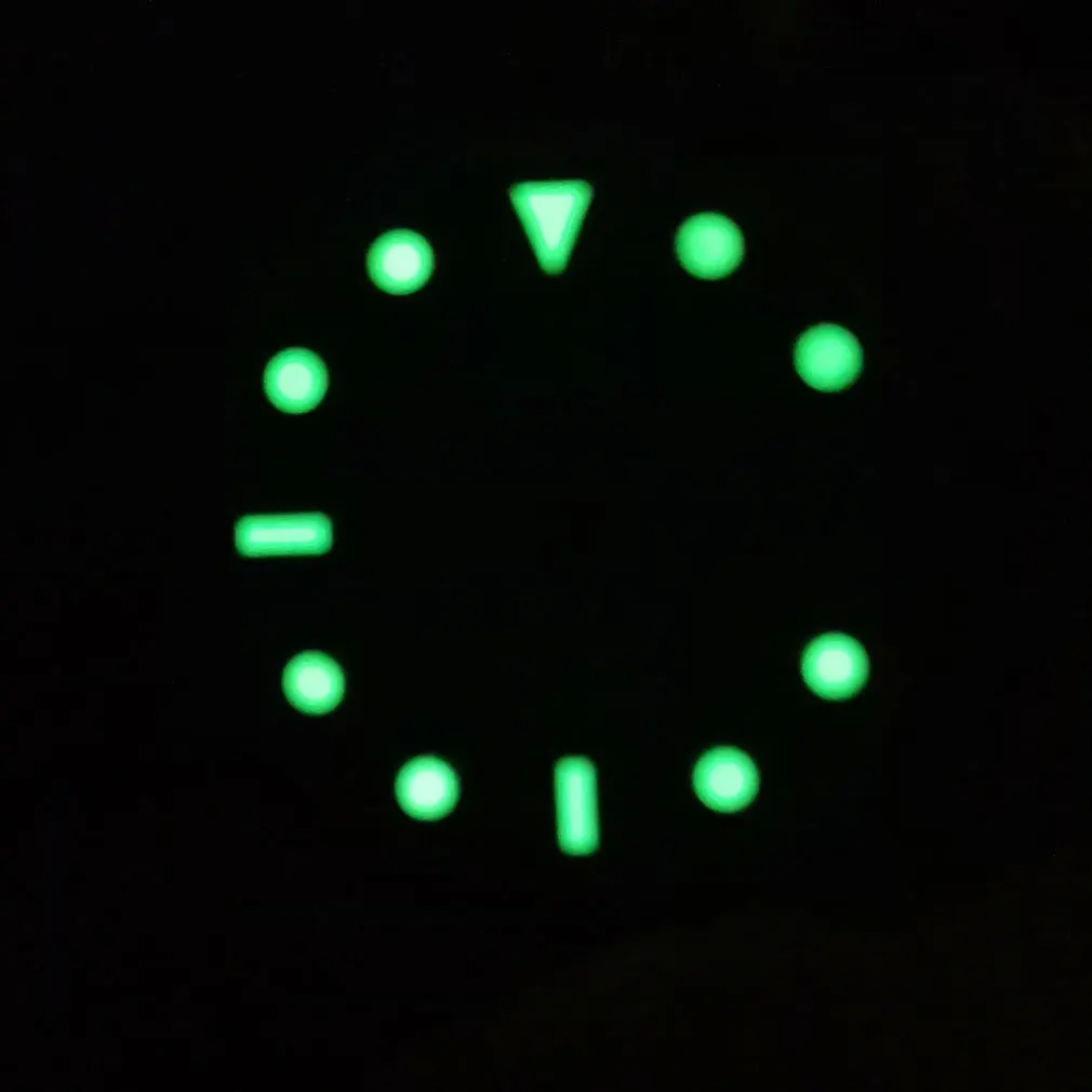 Novo 33.5mm relógio luminoso estéril dial se