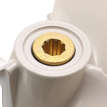 

White Propeller Exterior Parts Engine Marine Aluminum Alloy 7 1/2 X 7-BA