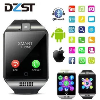 

DZLST 2020 New Q18S Smart Watch Support SIM TF Card Bluetooth Clock Smartwatch Music Camera Smart Watches for IOS Android Phone