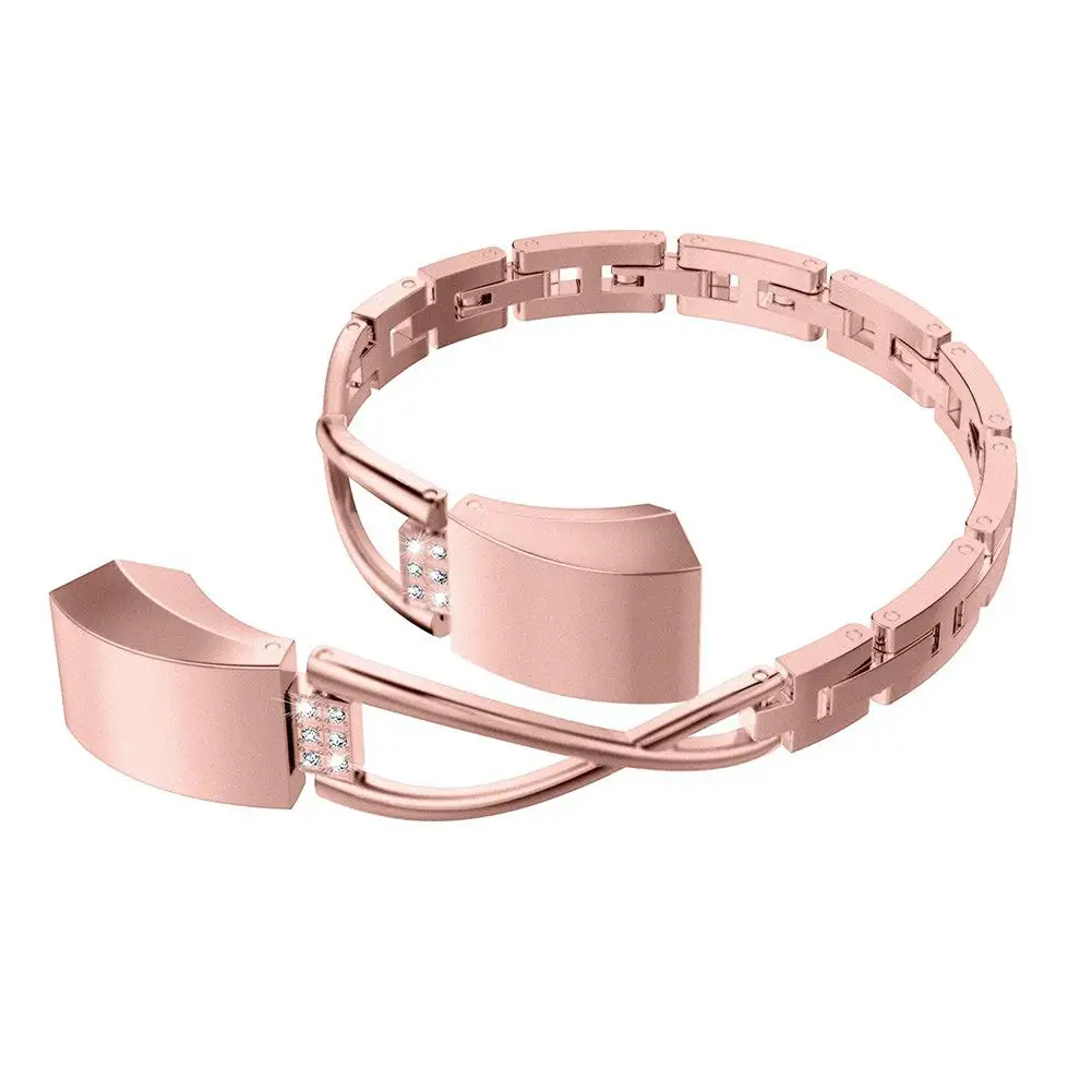 Yiwa For Fitbit Alta Bands Women Metal Replacement Bands Accessories Straps Bracelet Bangle Wrist Bands