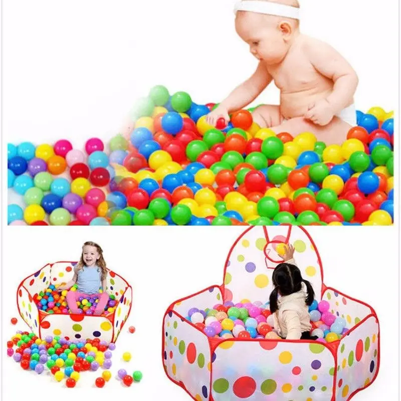 

New Children's Joy Ocean Ball 20/50/100 PCs Baby Kid Toys Gifts Swim Pit Toy Colorful Ball Soft Plastic Ocean Balls