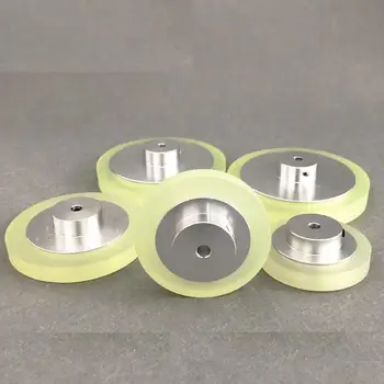 

Rubberized encoder meter wheels, length measuring silicone wheels, various sizes