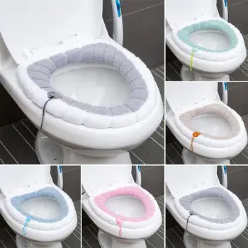 

Washable Toilet Seat Cover Mat Set For Home Decor Warm Soft Closestool Mat Seat Case Toilet Lid Cover Accessories