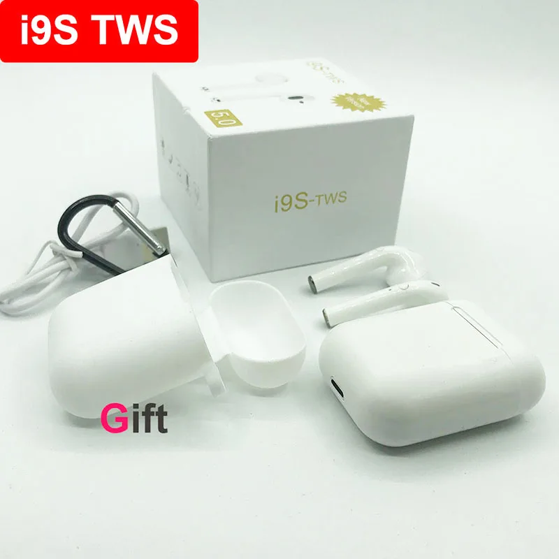 I9s i7s TWS Aire 2 мини bluetooth-гарнитура i10 max i11 tws беспроводные наушники портативные невидимые вкладыши для всех смартфонов PK i10 - Цвет: i9s white