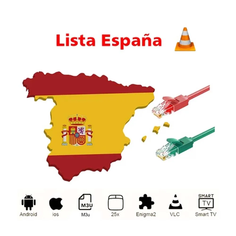 

Smart tv m3u, enigma, Linux, PC, telÃ©fono inteligente IOS con soporte, lista ip espaÃ±a 4k duplex gse