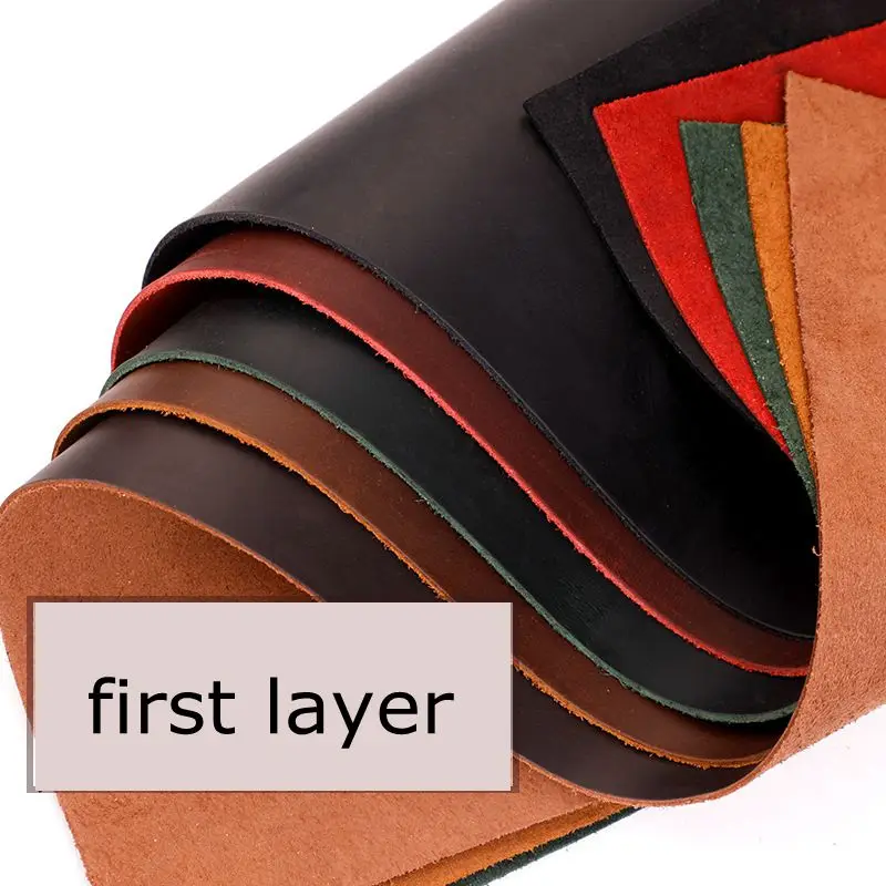 Top Quality Tanned Leather Piece DIY Genuine Leather Material Full