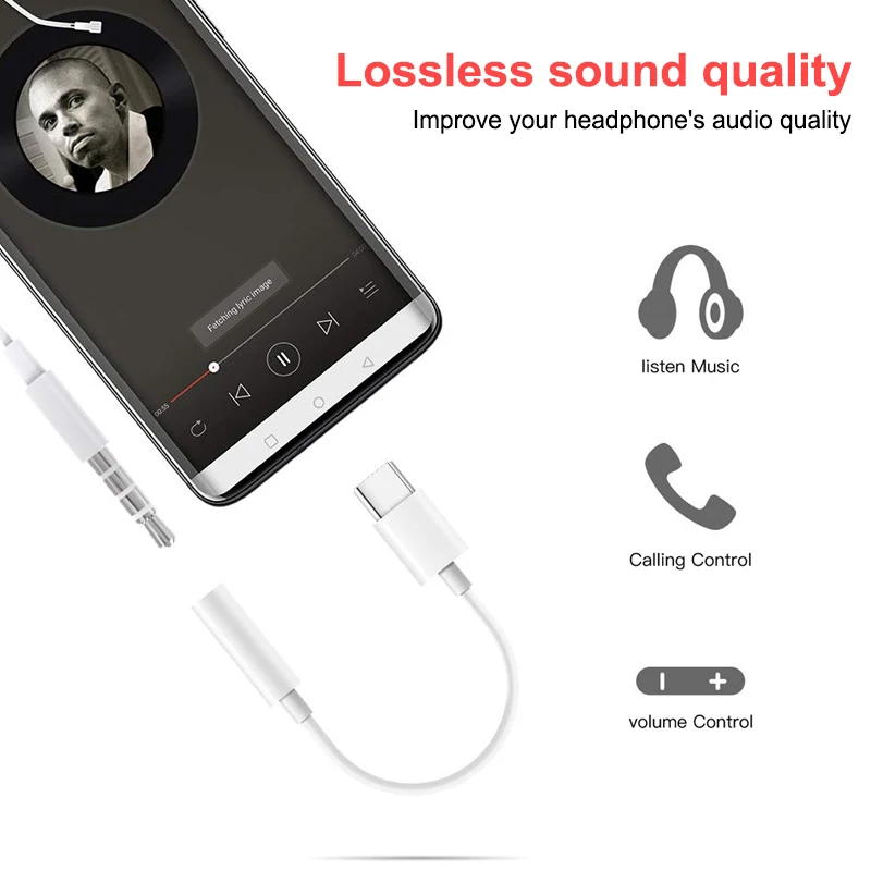 1 шт. type C 3,5 Jack кабель для наушников USB C до 3,5 мм AUX адаптер для наушников для huawei P30 P20 Pro LeEco Le 2 Max C USB кабель