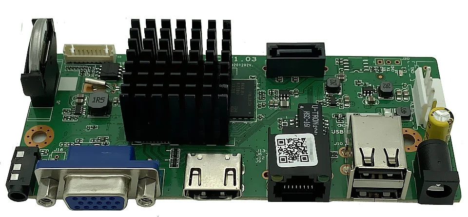 ONVIF-Grabadora de vídeo Digital con Cable P2P Cloud Mobile, dispositivo grabador de vídeo de red SATA NVR, Max 8TB, H.265/H.264, 9 canales x 4K, XMEYE CMS - Imagen 2