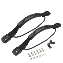 1 Pair Kayak Luggage Ergonomic Handles Canoe Side Mount Anti-skid Rubber Nylon Elastic Grips Boat Attachment Replacing Parts