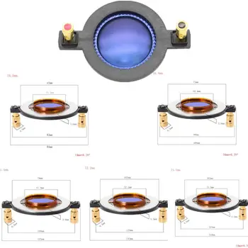 

Treble Voice Coil Blue Film 34.4/44.4/51.5/72.2/74.5 Core Horn Tweeter Diaphragm