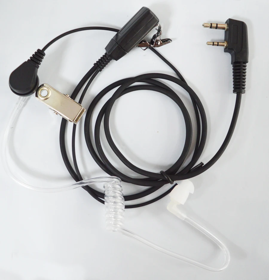 2 Pin PPT Air Акустическая трубка наушники для радио рация гарнитура горловина