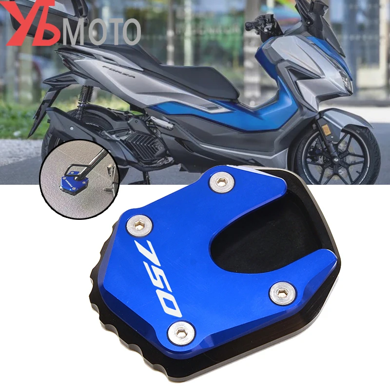 Latest Motorcycle Aluminum Side Stand Extension Pad Kickstand Enlarge for HONDA Forza 750 Forza750 2021 2020 Accessories | Автомобили и