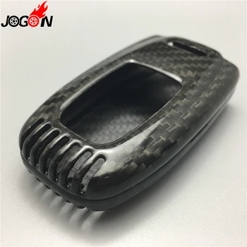 

Real Carbon Fiber Remote Smart Key Fob Case Shell Cover For Audi A4 A4L A5 A6 A6L A7 A8L Q5 Q7 S5 SQ5 S6 S7 S8