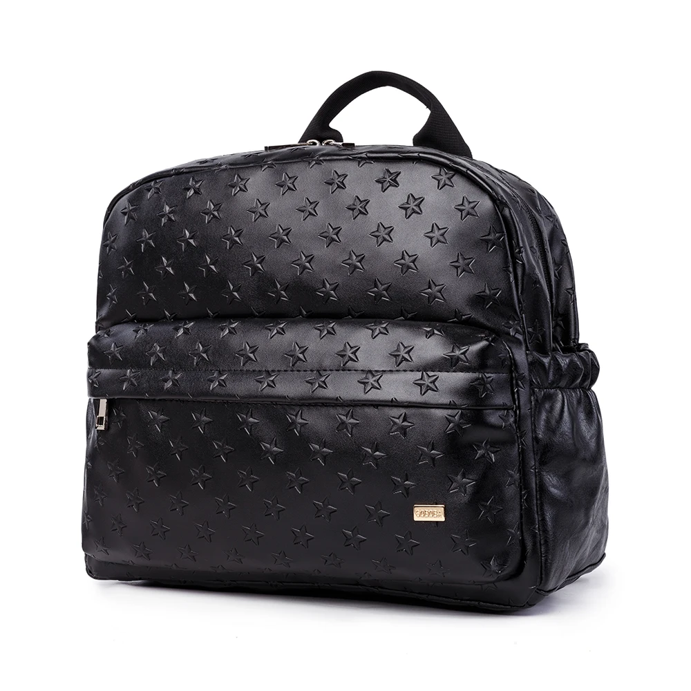 Diaper Bag Soboba PU Waterproof Large Capacity For Mummy Hanging On Stroller