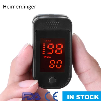 

In Stock Digital Blood Oximeter Heart Rate Detector Health Monitors Finger Pulse Oxygen Saturation Monitor Blood Pressure Meter