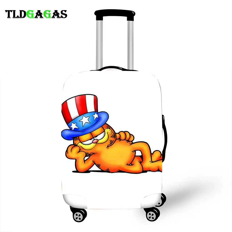 Эластичный Защитный чехол для багажа, защитный чехол для чемодана, чехлы на колесиках, Чехлы, 3D аксессуары для путешествий с рисунком кота T1111