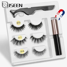 5 магнитных ресниц Магнитная жидкая подводка для глаз и магнит накладные ресницы и пинцет набор водостойких длительных магнитных ресниц