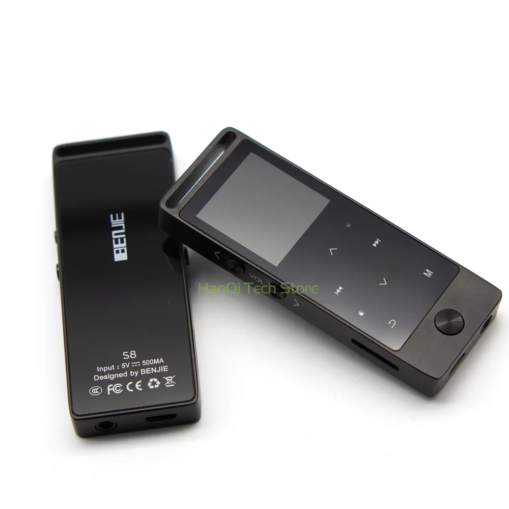 BENJIE S8 металлический Bluetooth MP3 плеер HiFi портативный аудио 8 Гб музыкальный мини Walkman