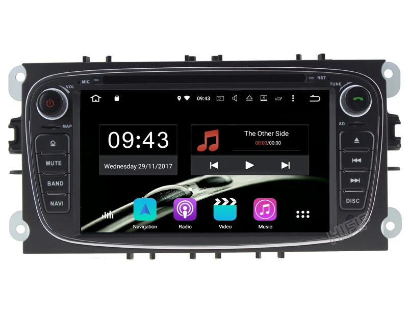 Discount 4+64G 6 Core android 9.0 car dvd for Ford focus Mondeo S-max smax Kuga c-max gps intelligent radio video wifi multimedia player 16