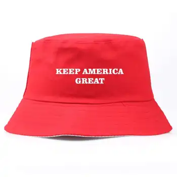 

Keep America Great panama Bucket Hat Men Women k pop bob Outdoor Beach sun hat black Solid Fishing Fisherman Sunscreen Hat