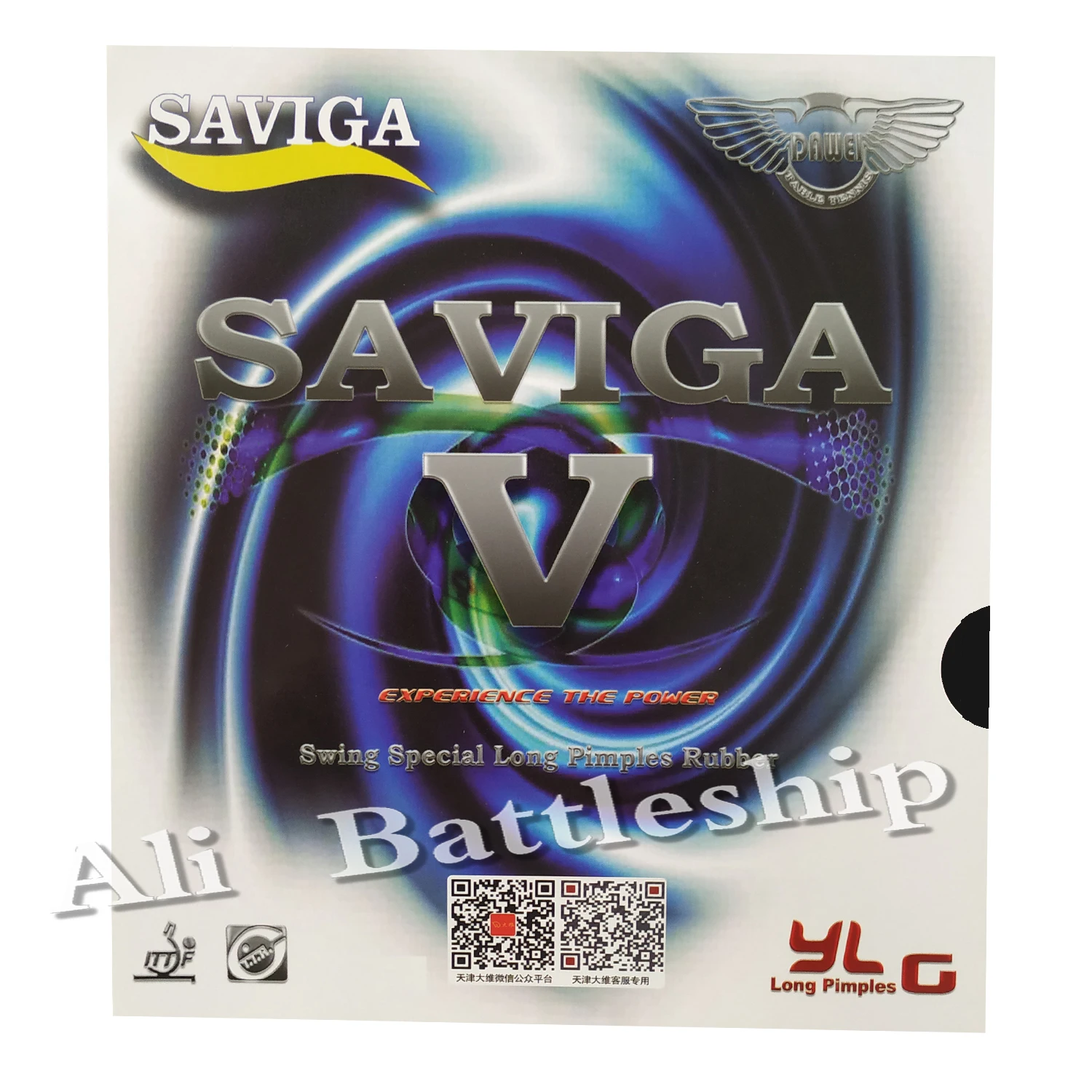 SAVIGA V Длинный pips-out Настольный теннис пинг понг Резина без губки