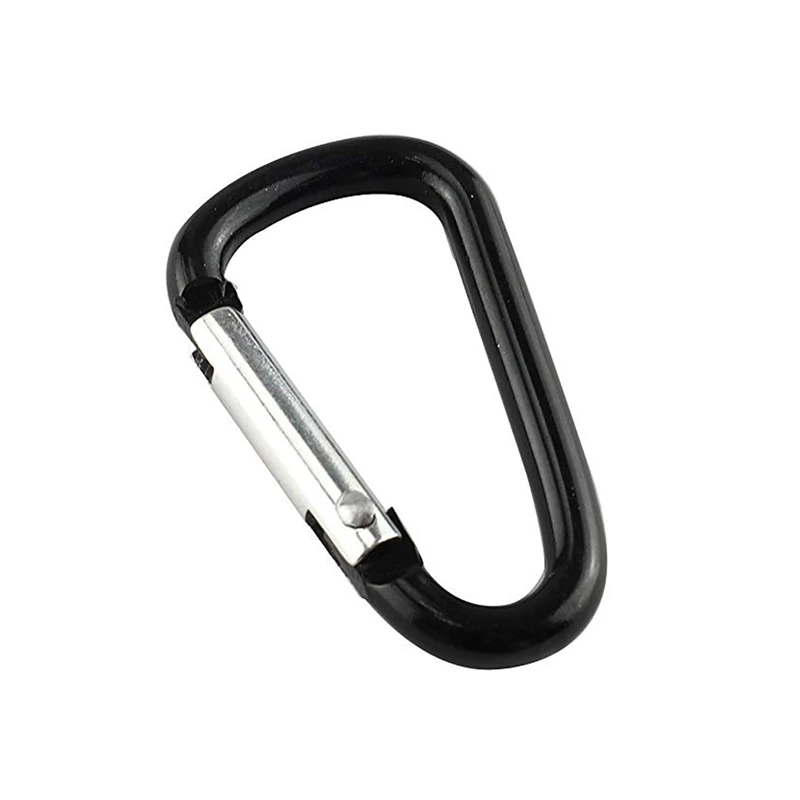 20Pcs Spring Carabiner Snap Hook Hanger Locking Clip Keychain Camping Hiking
