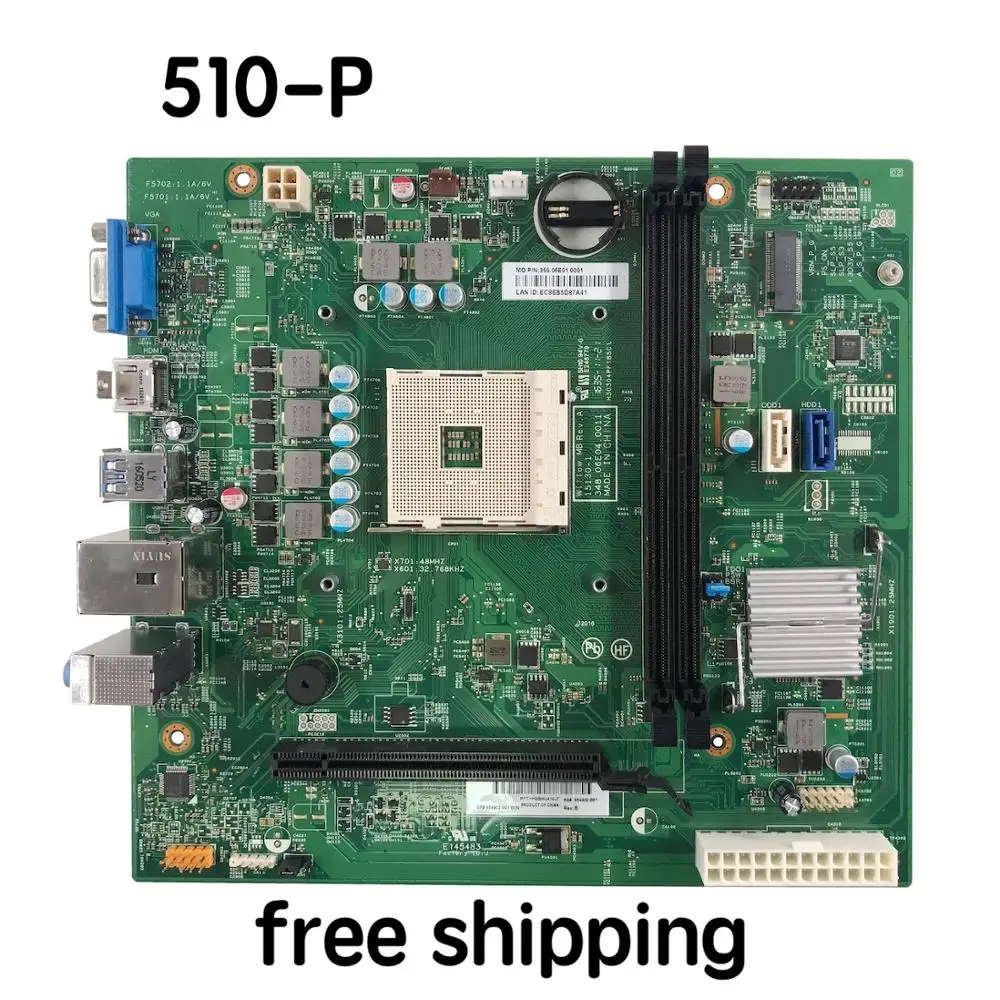 

854902-001 For HP Pavilion 510-P Desktop Motherboard 15130-1 348.06E04.0011 Mainboard 100%tested fully work