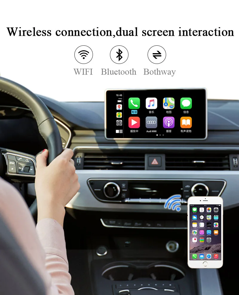 Carlinkit беспроводной смарт-Ссылка для Apple CarPlay ключ для Android навигационный плеер USB Carplay палка с Android автомобиль