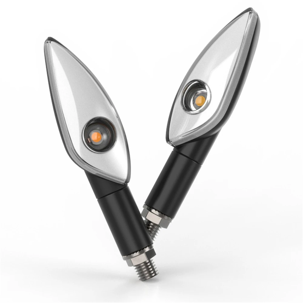 

Universal Motorcycle LED Turn Signal Light Creative Indicator Decorative Lamp Special Style Flashers Scooter 12V Blinkers