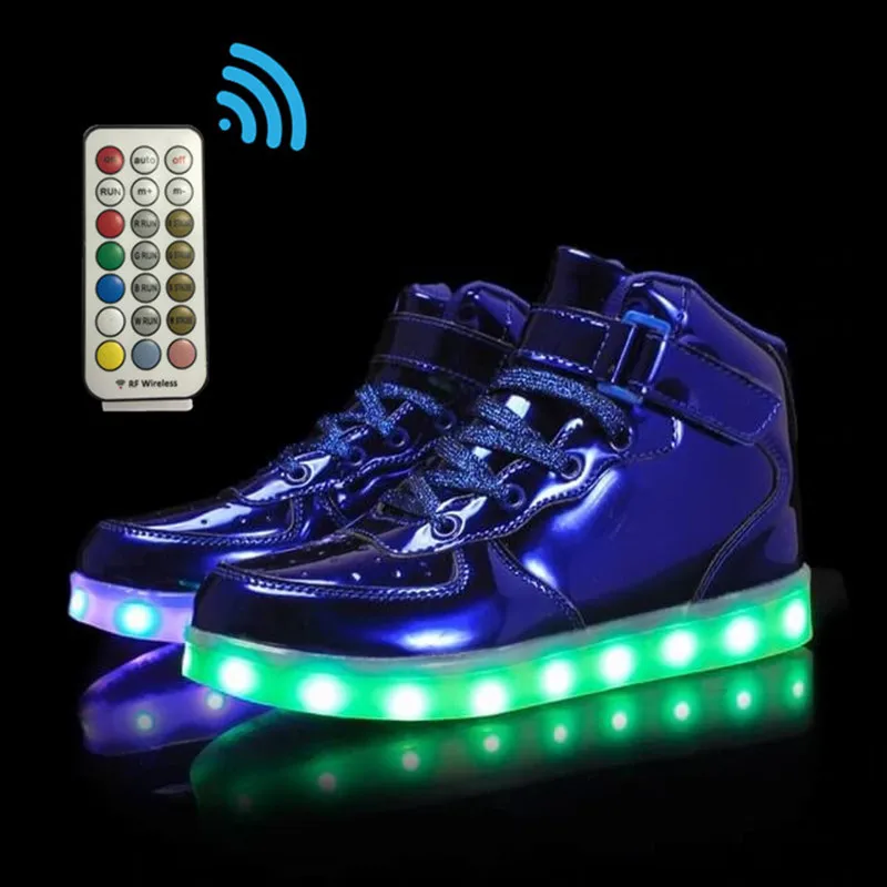 led high top sneakers
