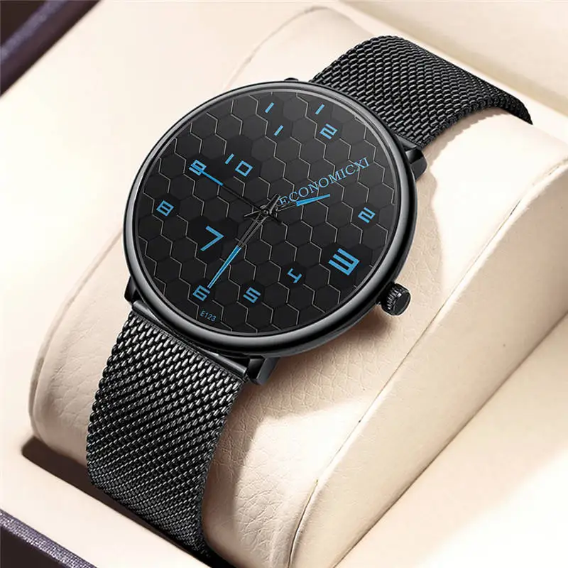 Мужские часы Новая повседневная мода 2020 мужские с креативным циферблатом