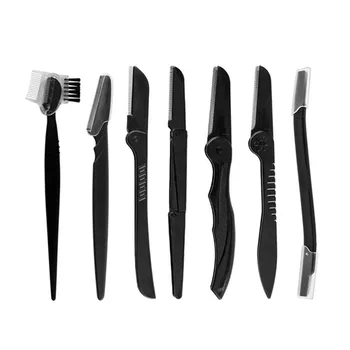 

1pc Portable Eyebrow Trimmer Hair Remover Eyebrow Razor Face Eyebrow Hair Shaver Remover Blade Epilator Makeup Tools