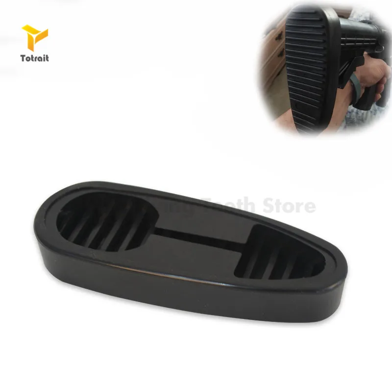 

Ribbed Stealth Slip Hunting Tactical Recoil Pad Ar15 Position Rubber Combat Buttpad Butt Pad AR15 Gun Pad Fit :Bushmaster M4