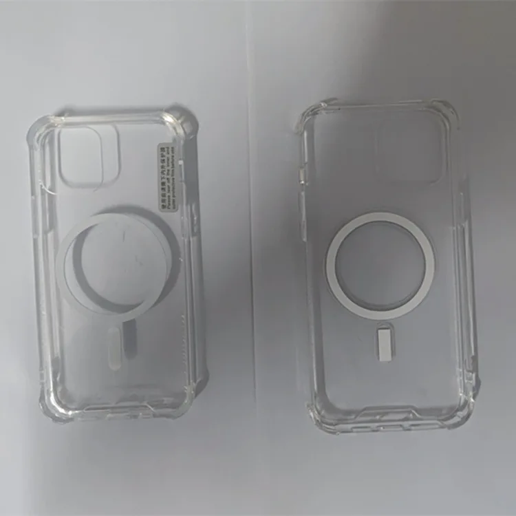 5pcs  MagSafe Case Transparent CellPhone Cover For